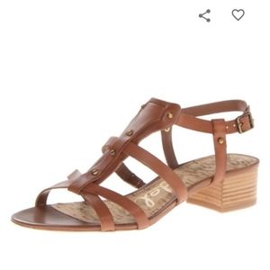 Sam Edelman "Angela" leather cork sandals 7.5 US